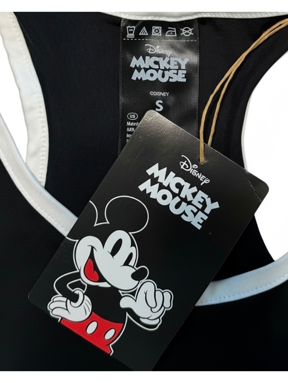 NWT Disney x ALDI Mickey Minnie Mouse Athleisure Exercise Dress Shorts Black, S - Picture 5 of 5